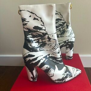 Leather leather Ankle Boots